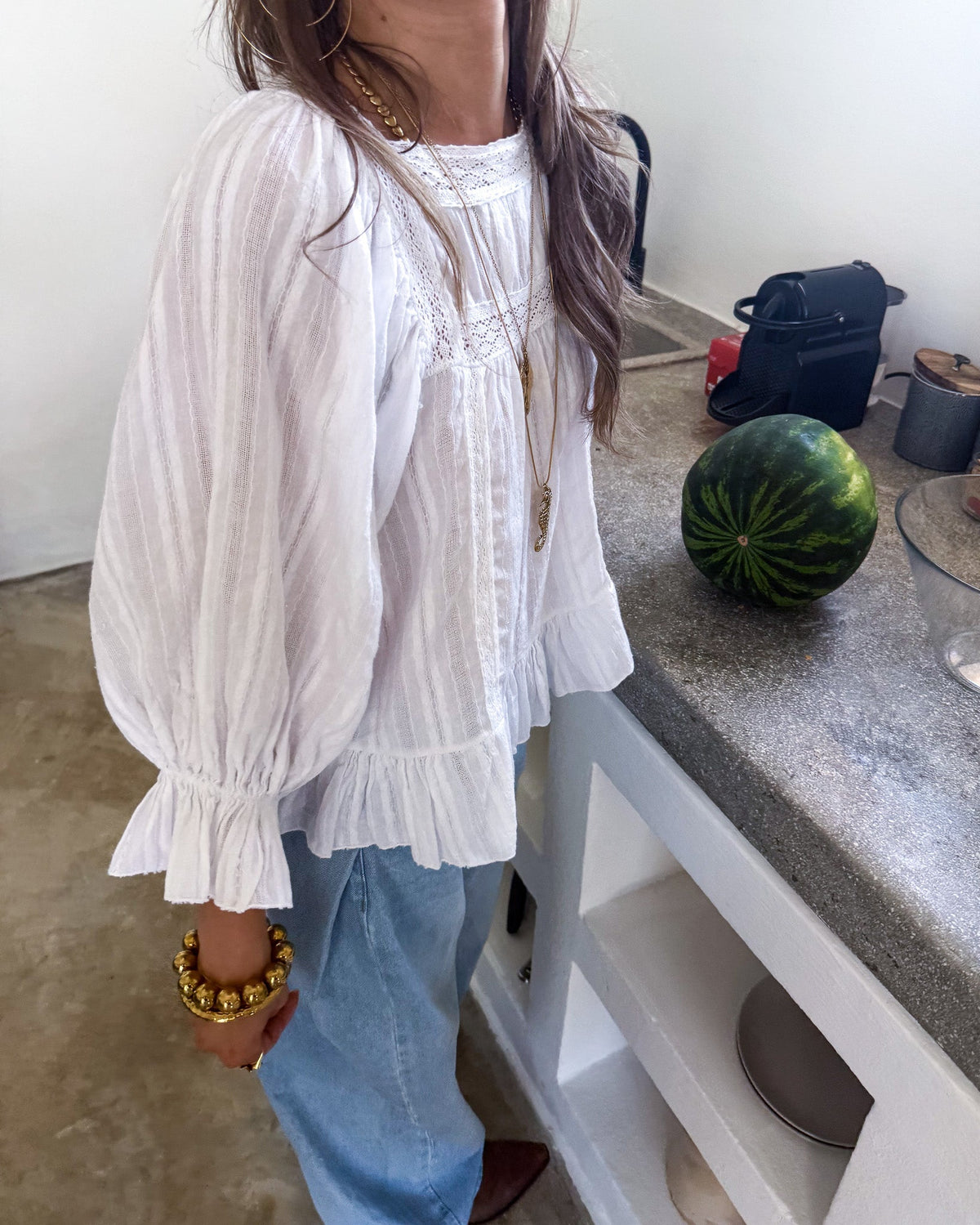 Toulouse Blouse | White