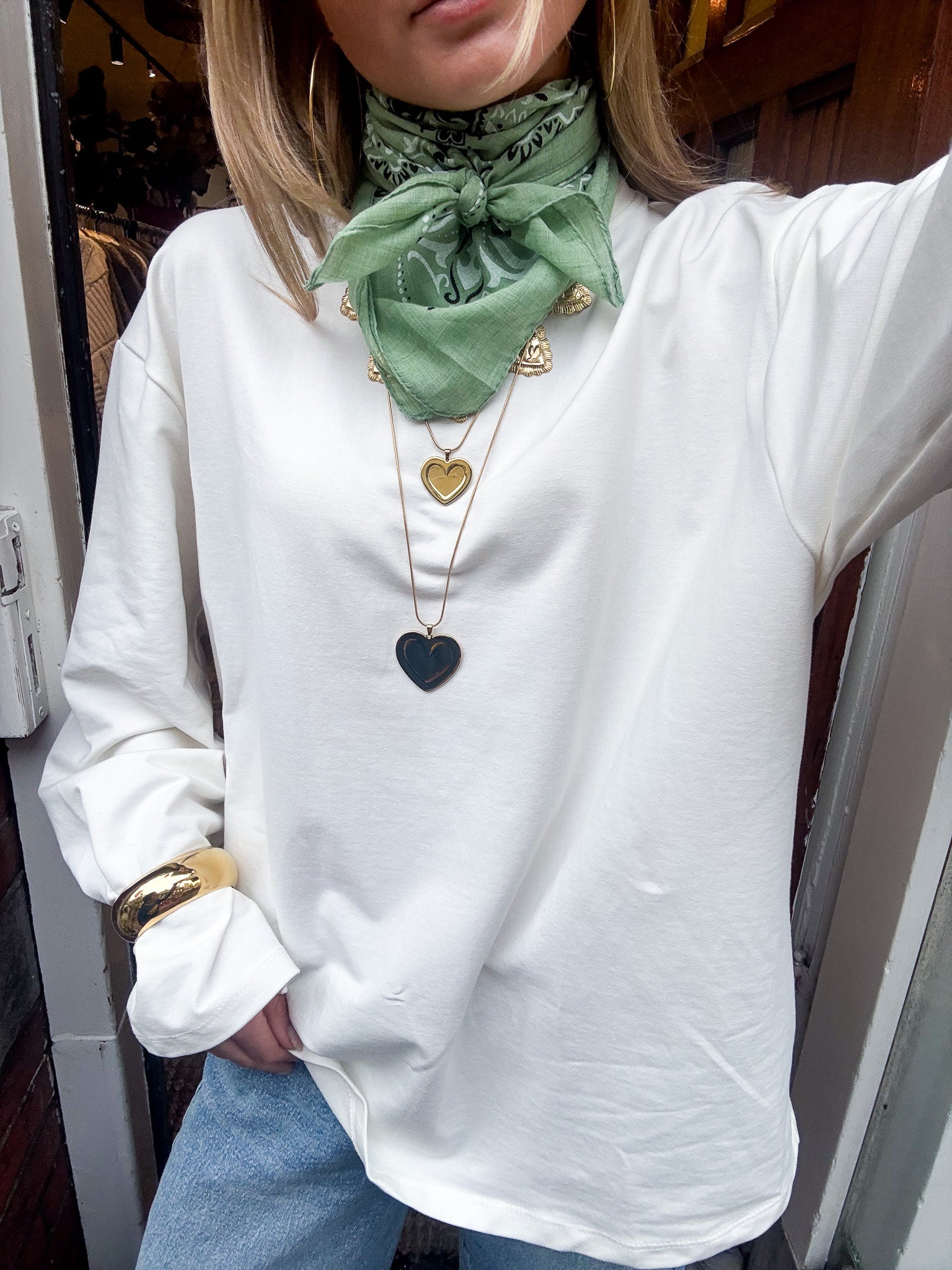 Triangle Sjaal Bandana Khaki