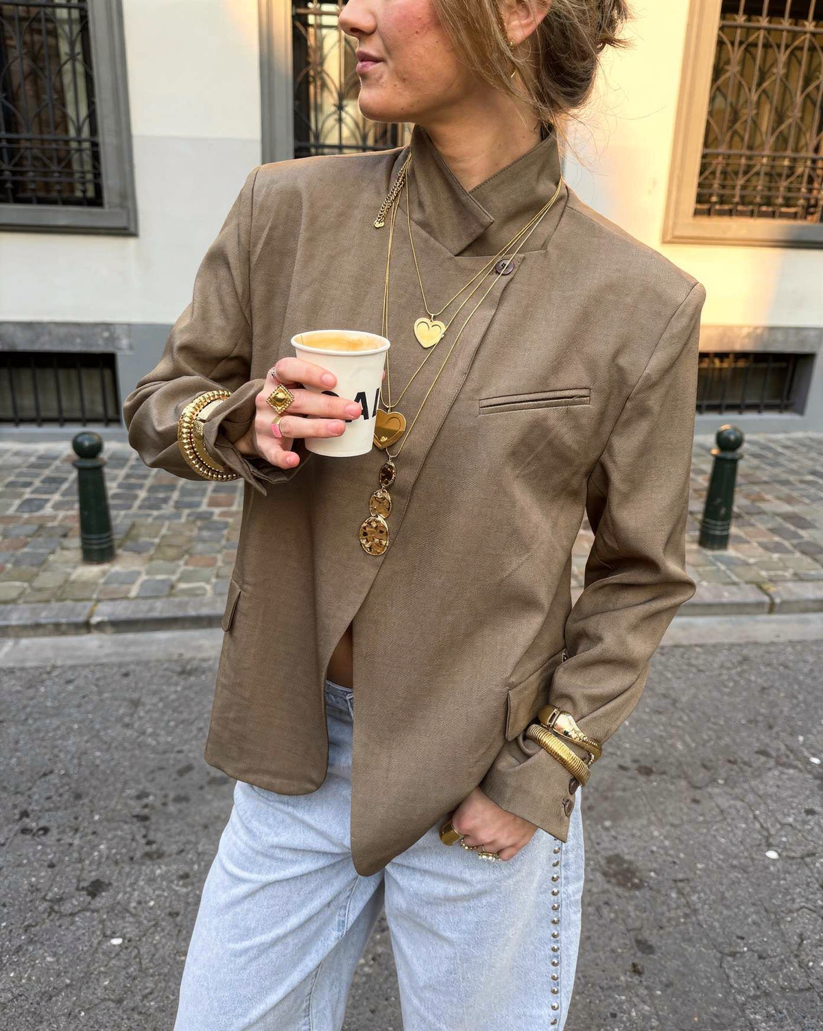 Igone Blazer | Khaki