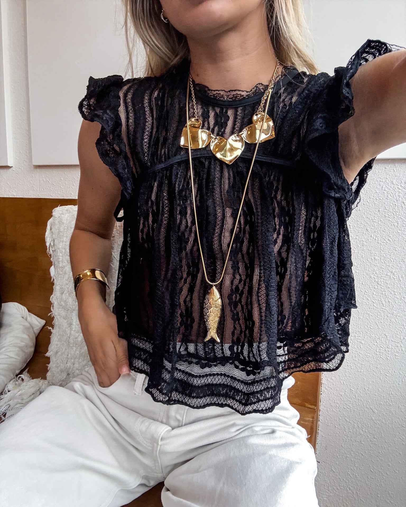 Valentina Top Black