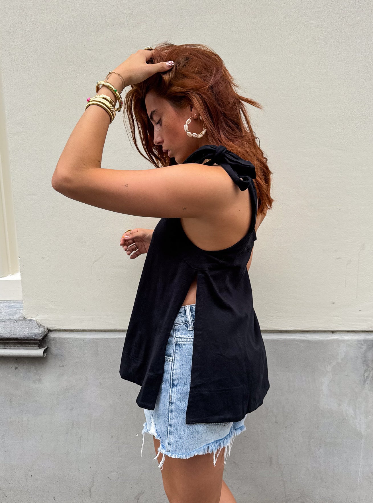 Venice Halter Top Black