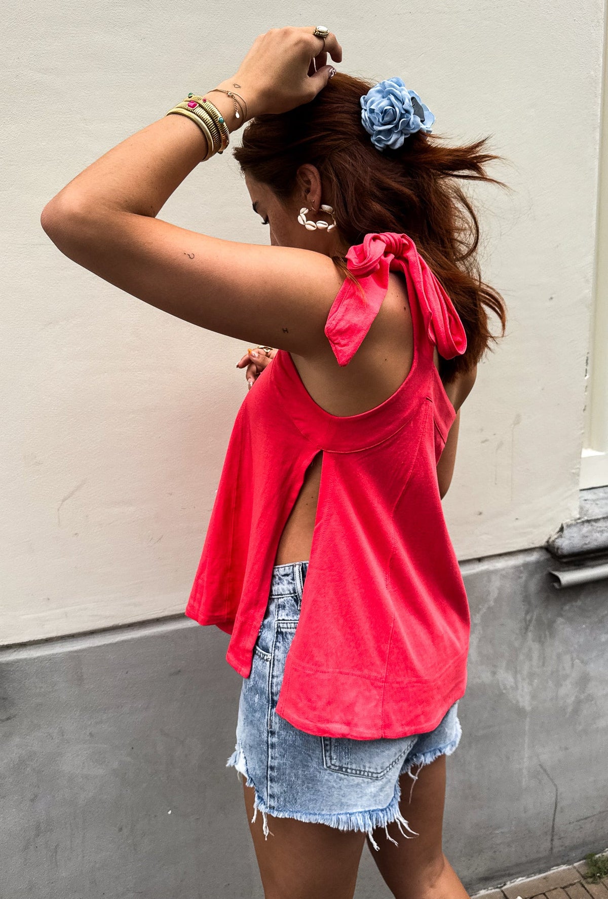 Venice Halter Top | Coral