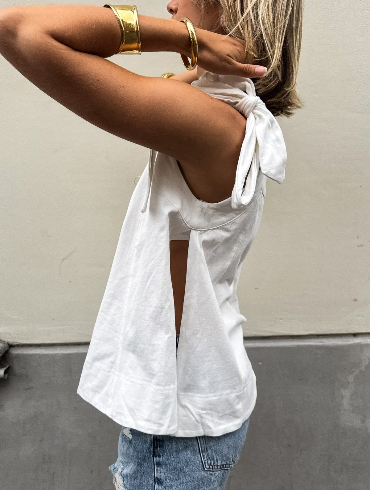 Venice Halter Top | White