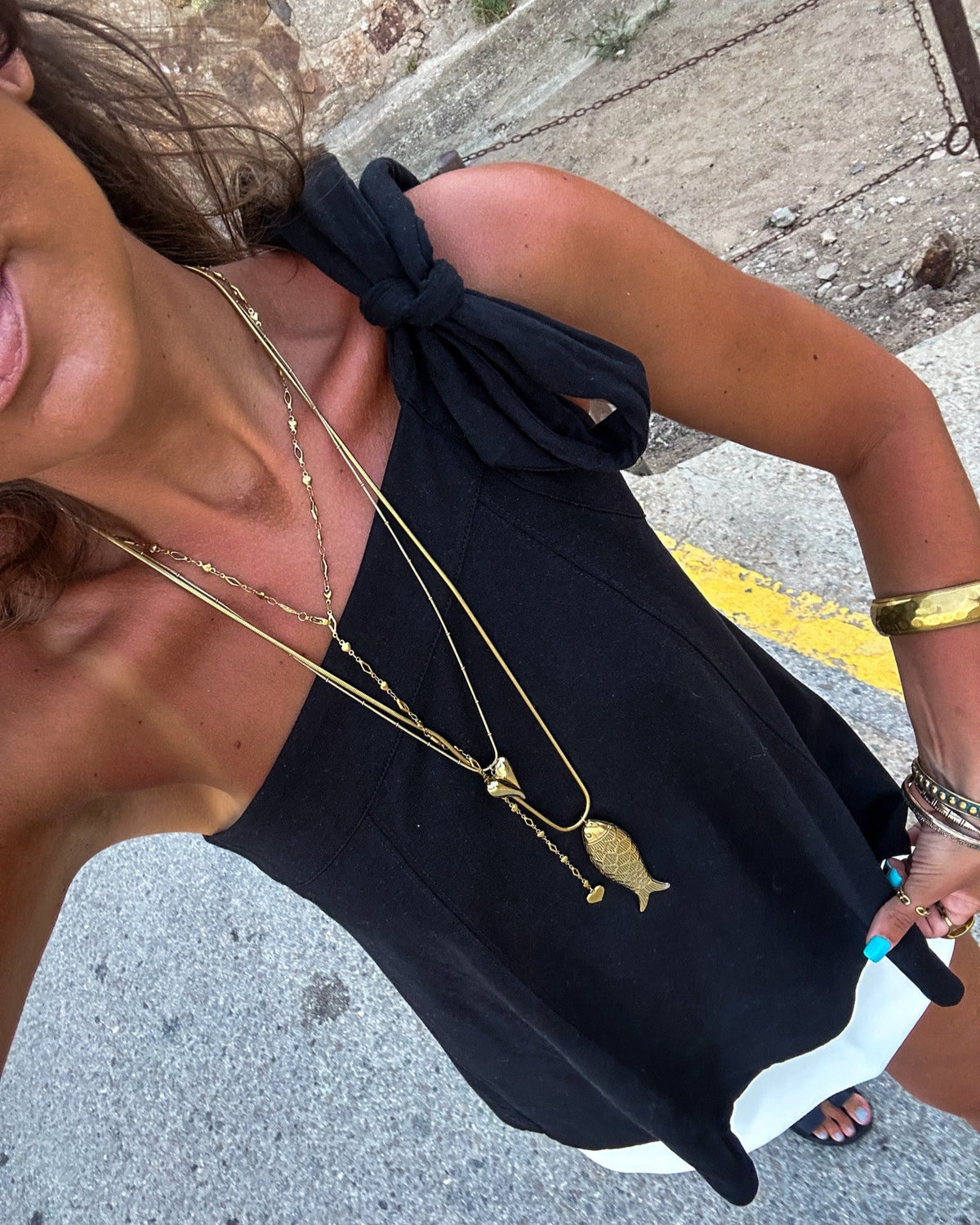 Venice Halter Top | Black