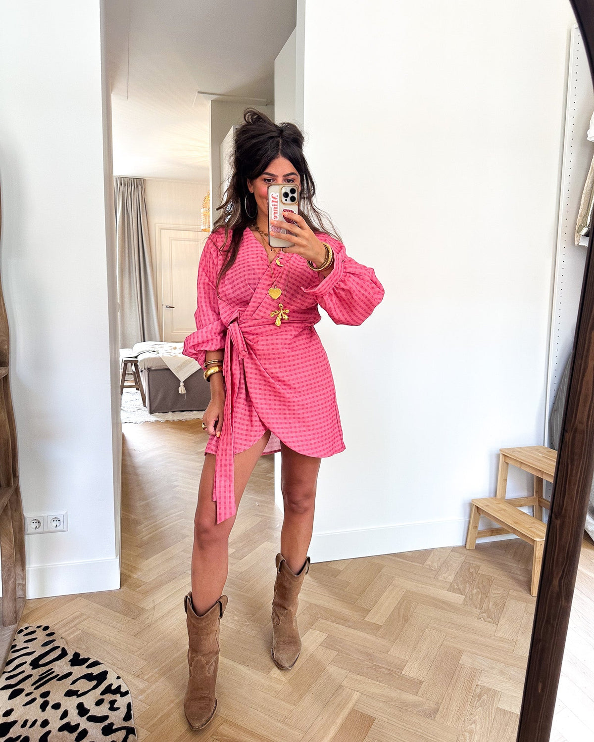 Wave Jurk | Pink