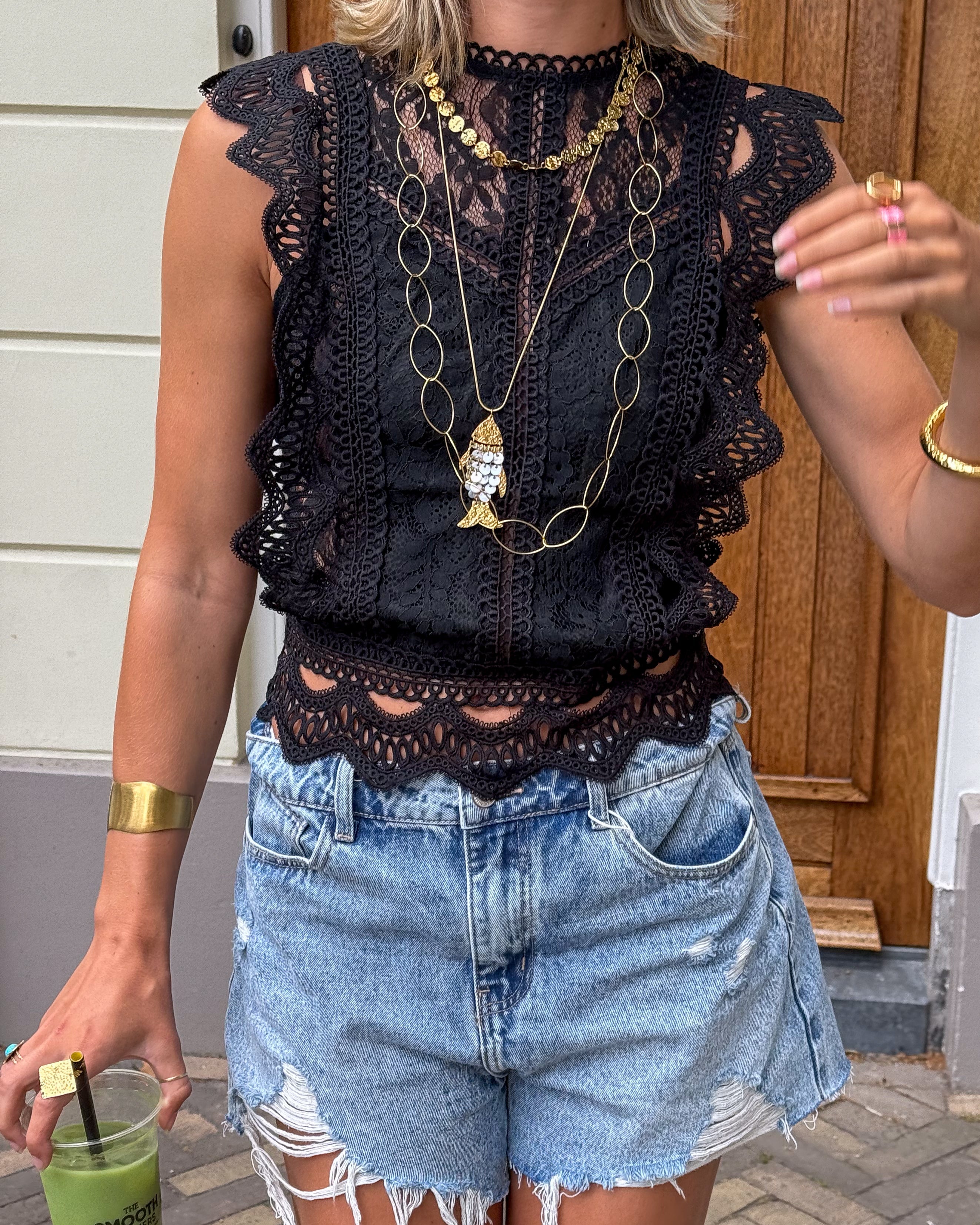 Whisper Top Black