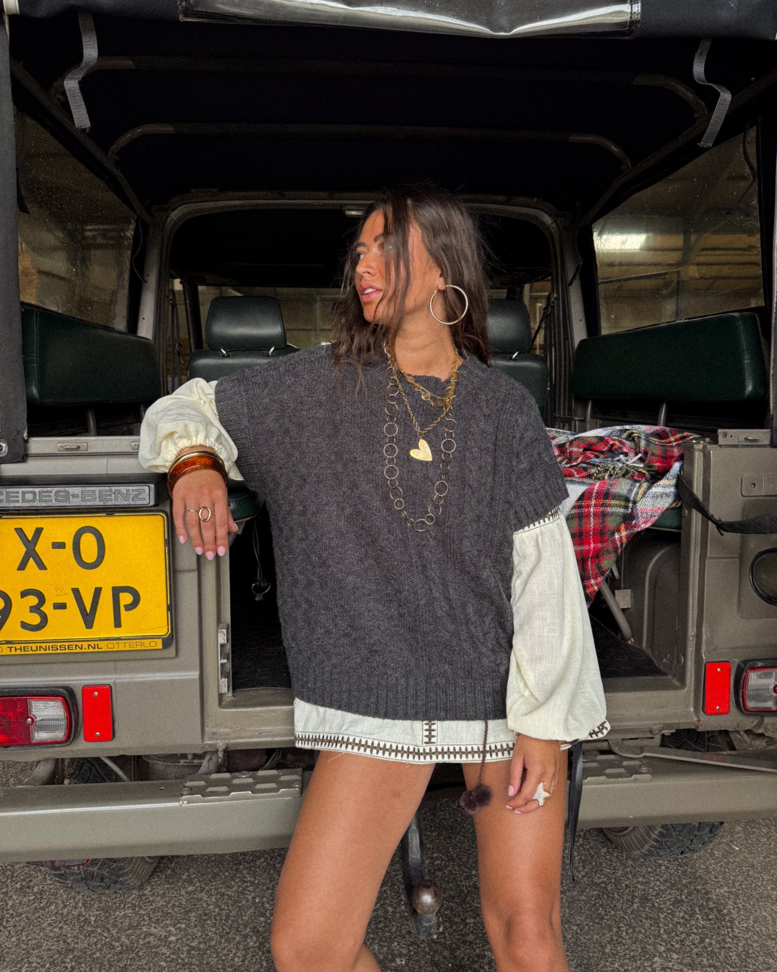 Willow Spencer Dark Grey