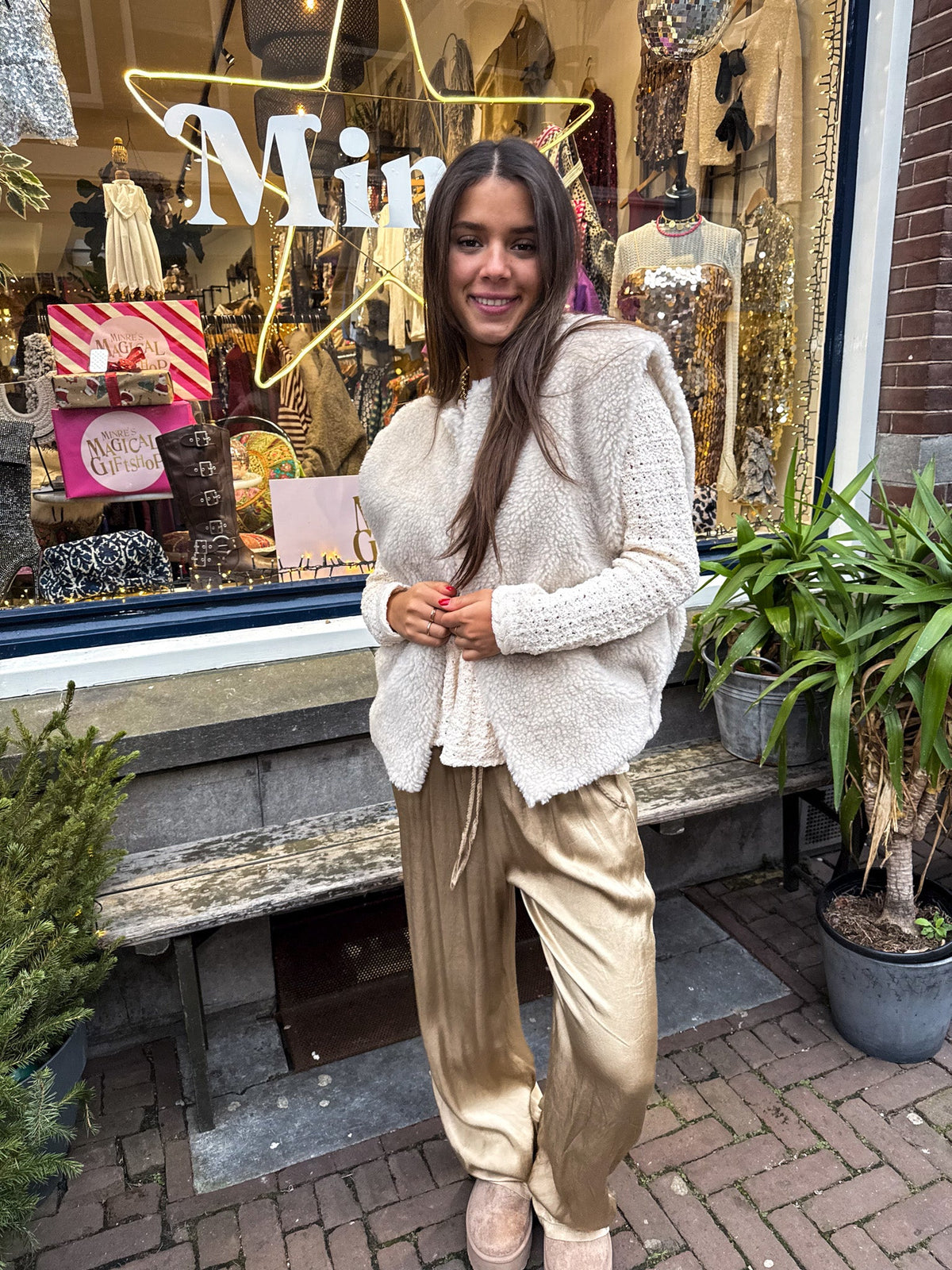 Slice of heaven Pantalon | Gold