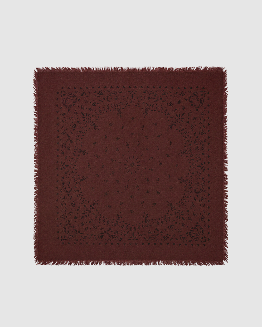 Bonnie Bandana Scarf Burgundy