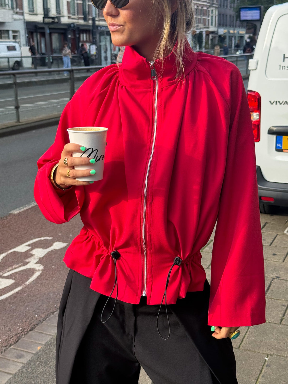 Amaya Jacket | Red