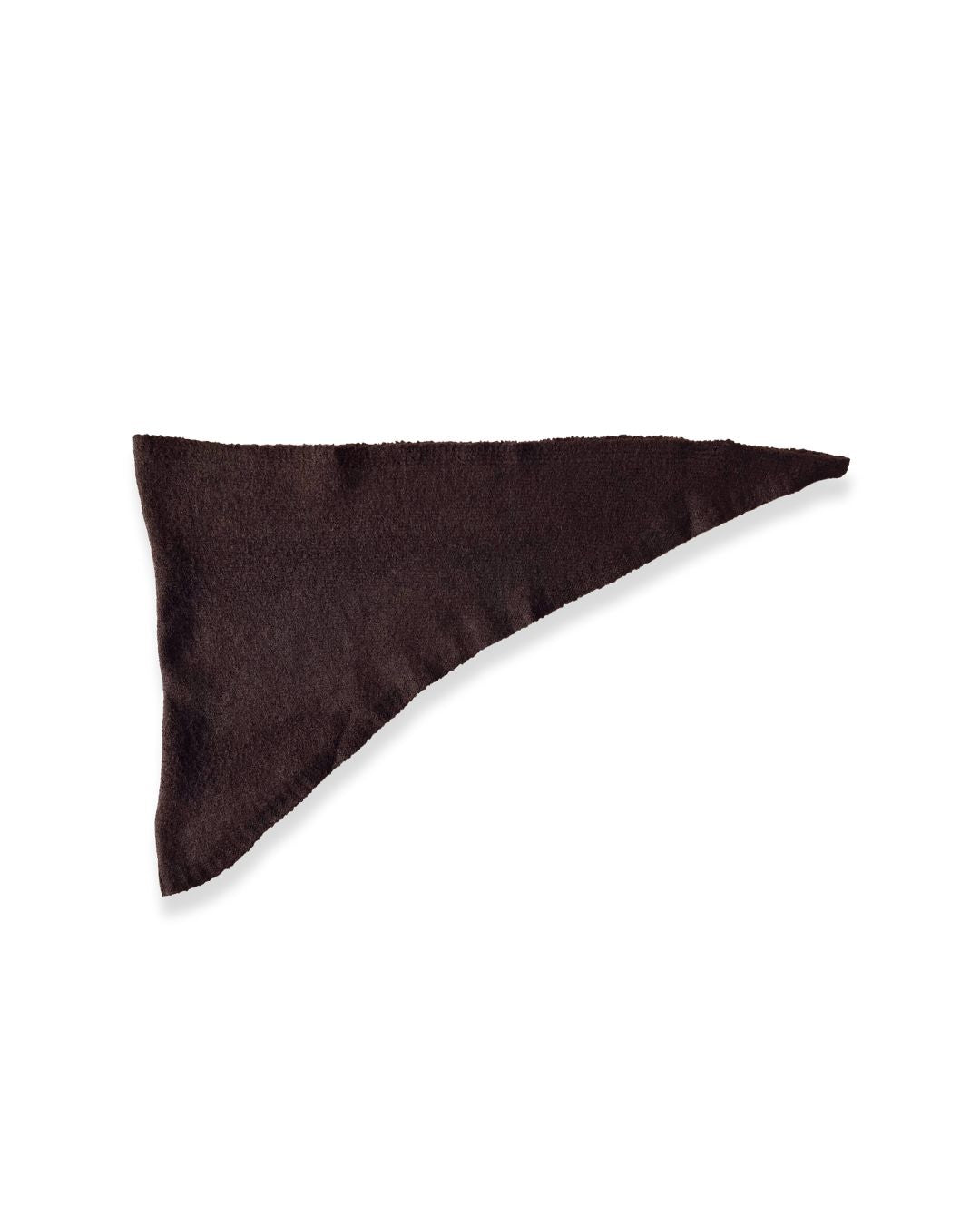 Triangle Scarf Brown
