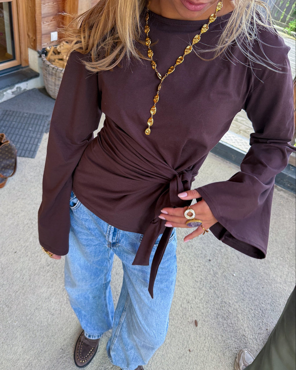 Mochi Top | Brown