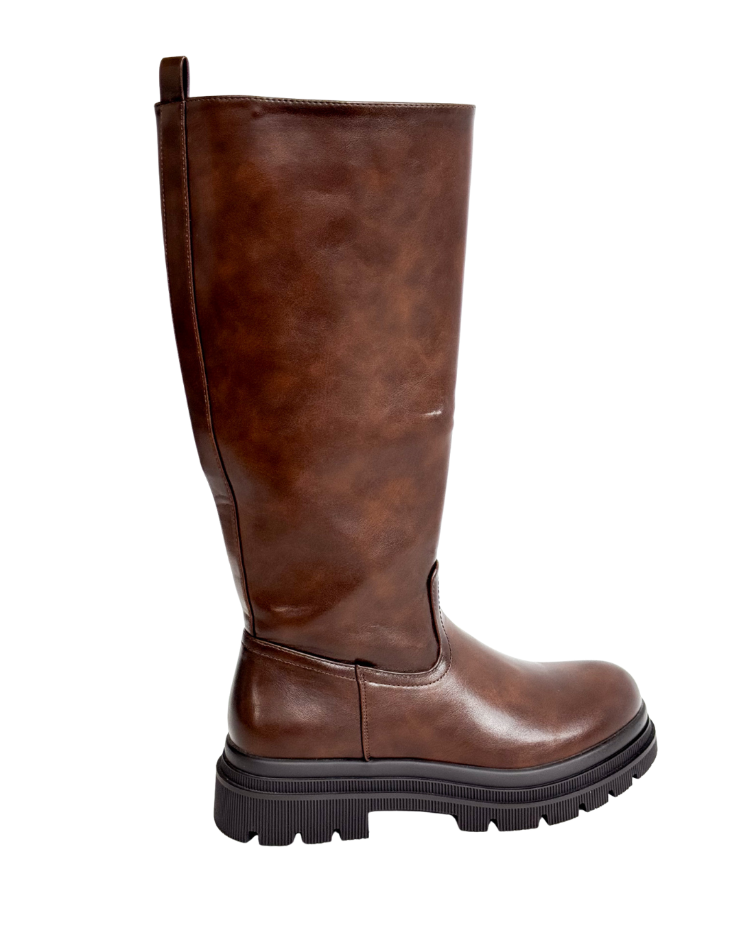 High Under Knee Boots Brown