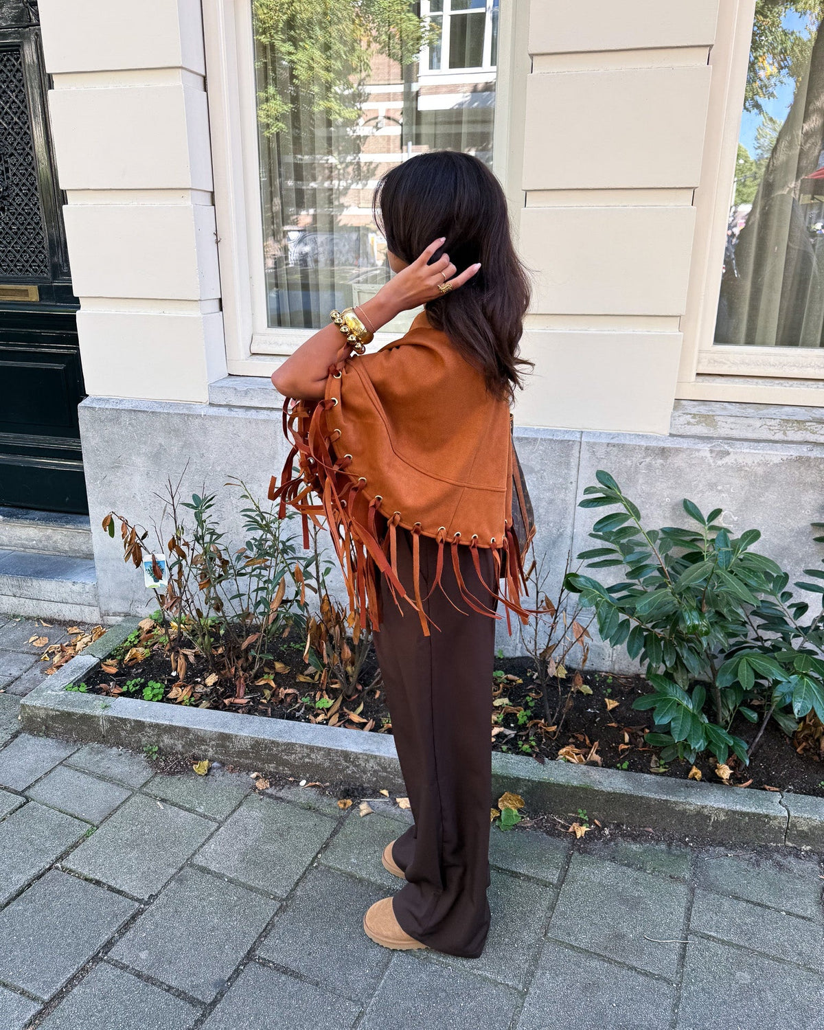 Dakota Poncho | Camel