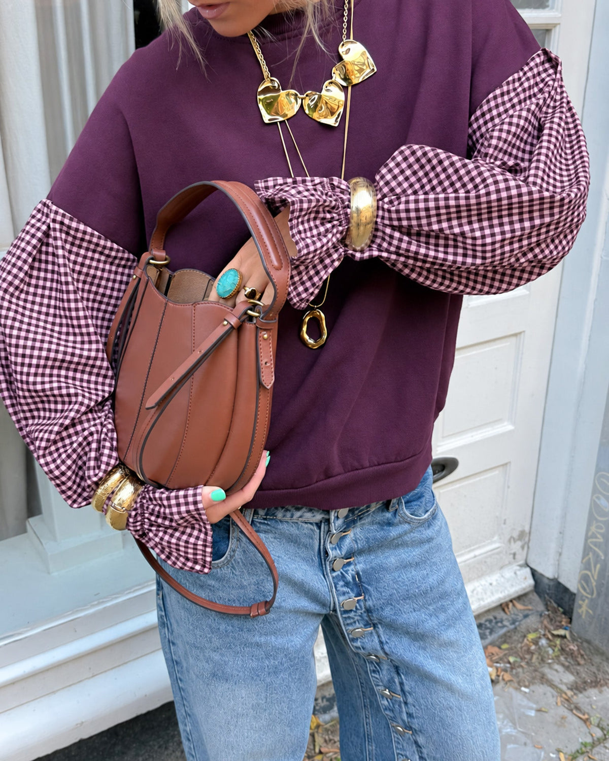 Nous Sweater | Bordeaux