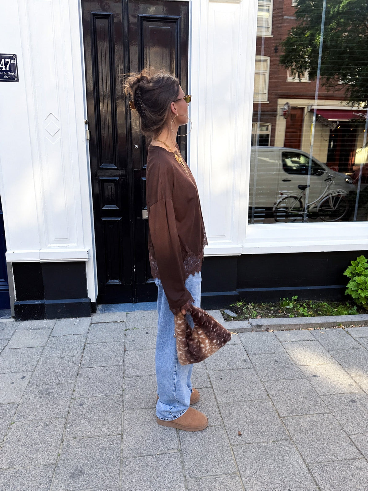 Lerry Lace Longsleeve | Brown
