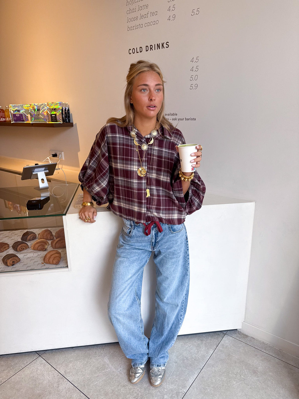 Coos Ruit Blouse | Bordeaux