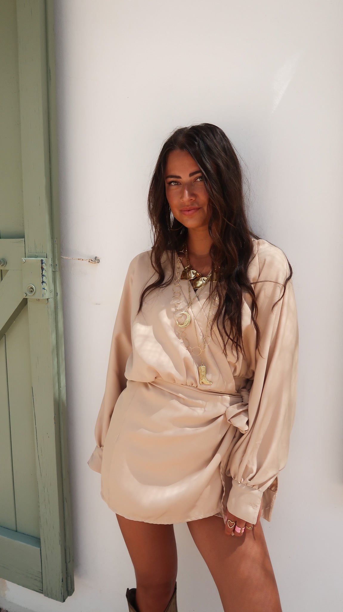 Beau Dress Beige
