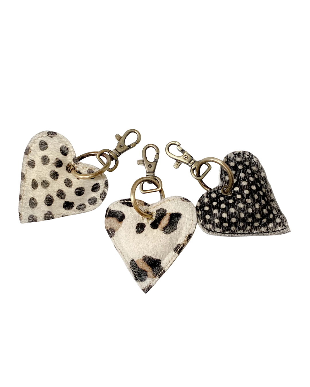 Cheetah Light Heart Keychain
