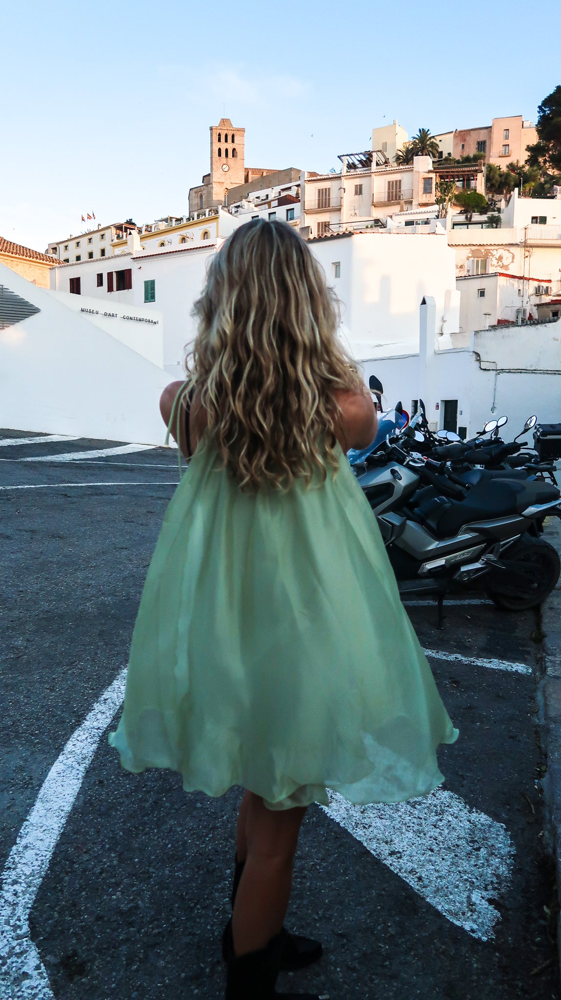Solene Dress Green