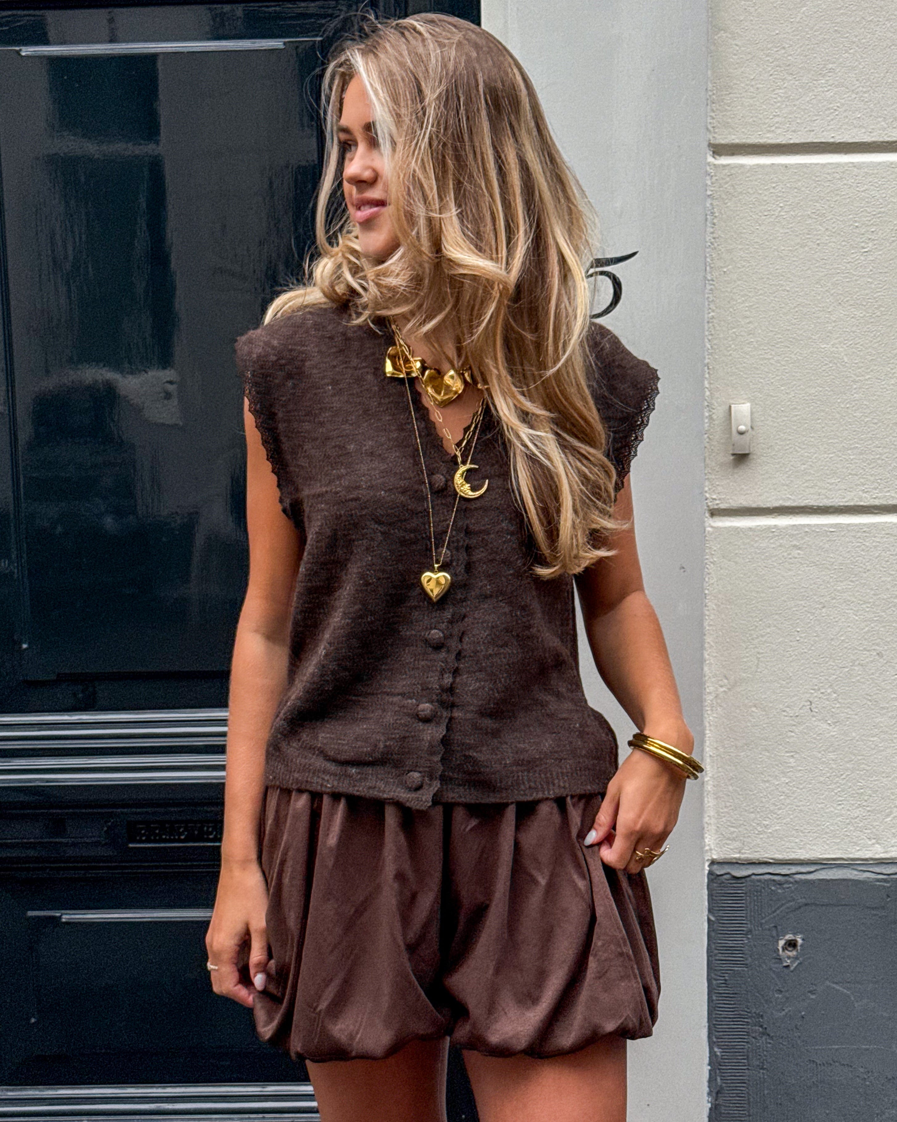 Margaux Vest Brown