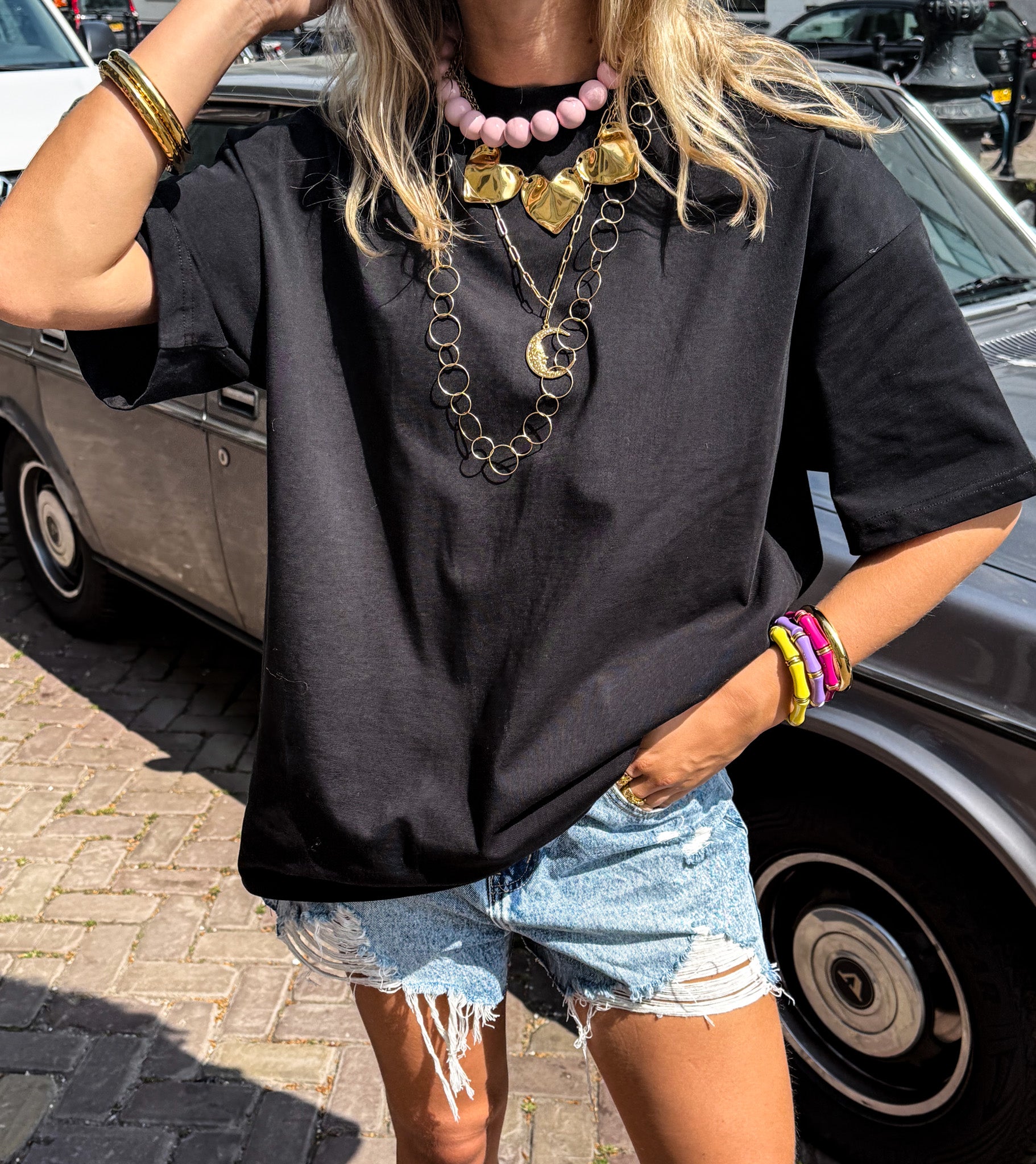 Jaimie Oversized Shirt Black