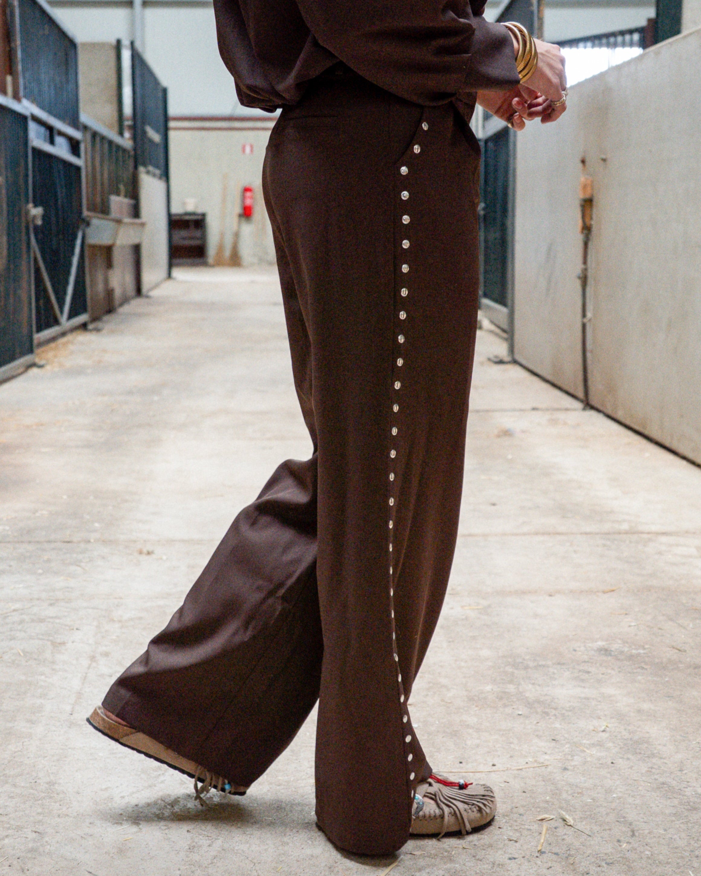 Kendall Pants Studs Brown