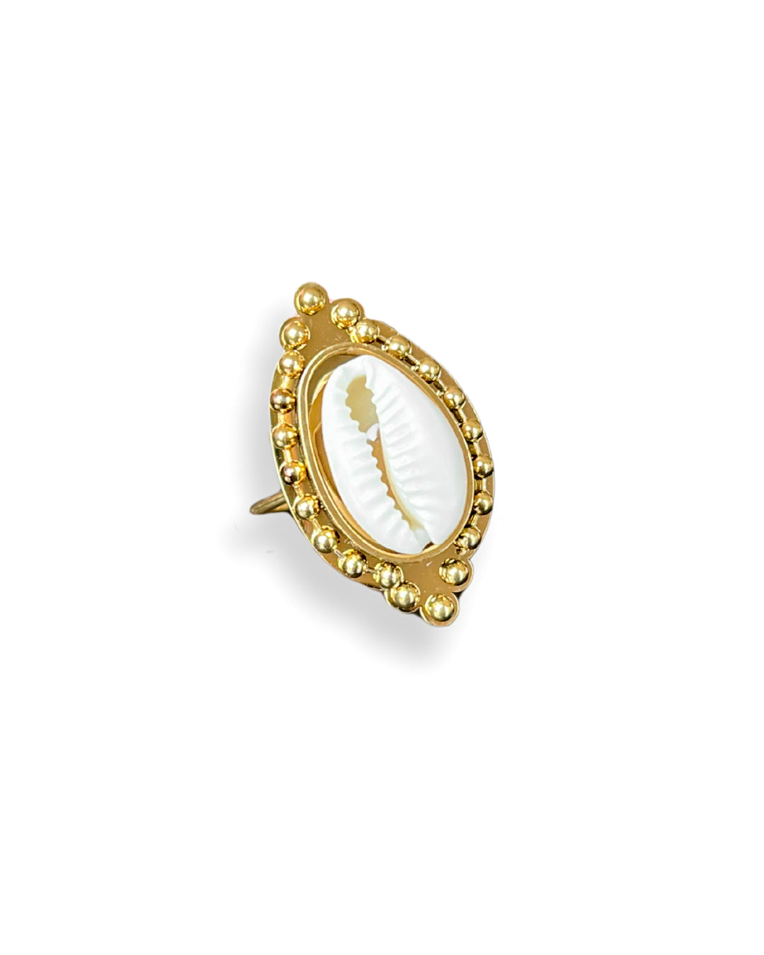 Little Mermaid Ring Shell Gold