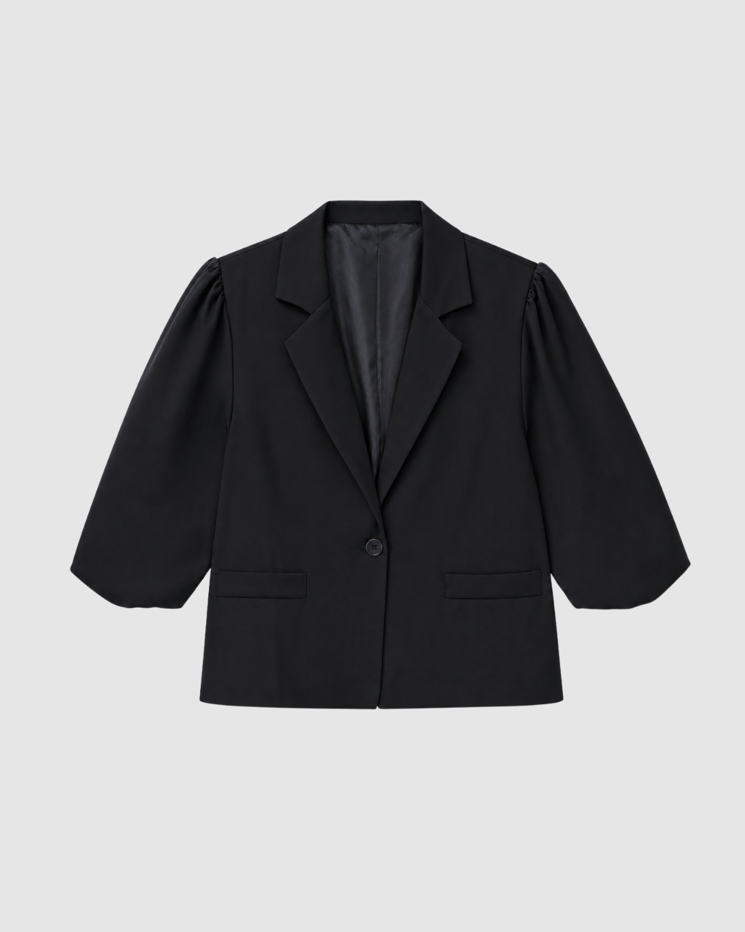 Nora Korte Mouwen Blazer | Black