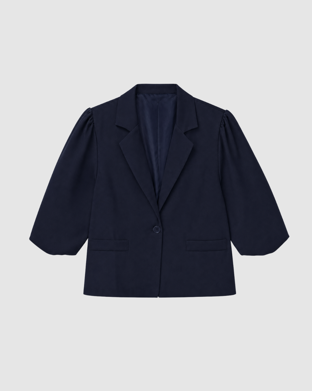 Nora Korte Mouwen Blazer | Navy