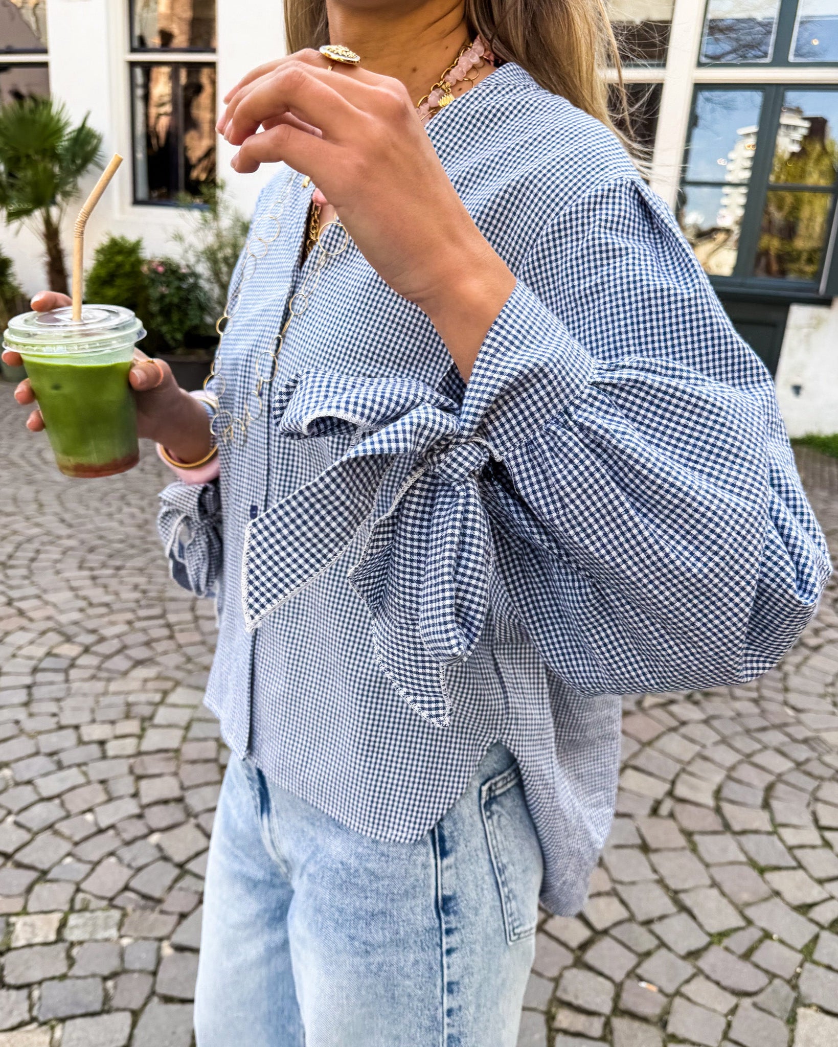 Reims Soft Blouse Blue