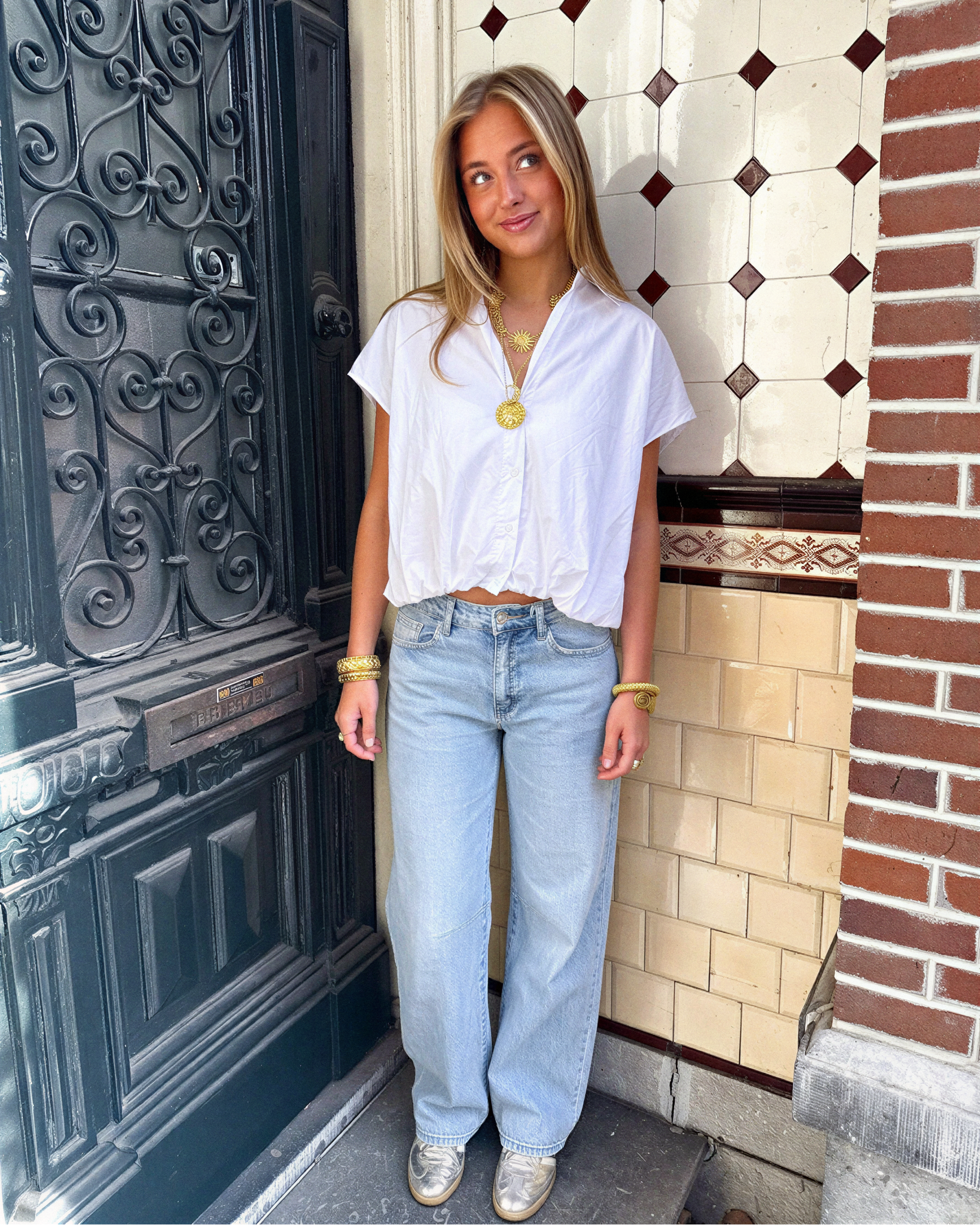 Santje Top White 