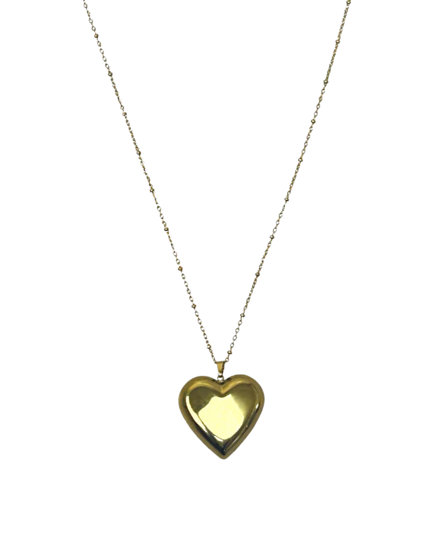 Sassy Sweetheart Necklace Gold
