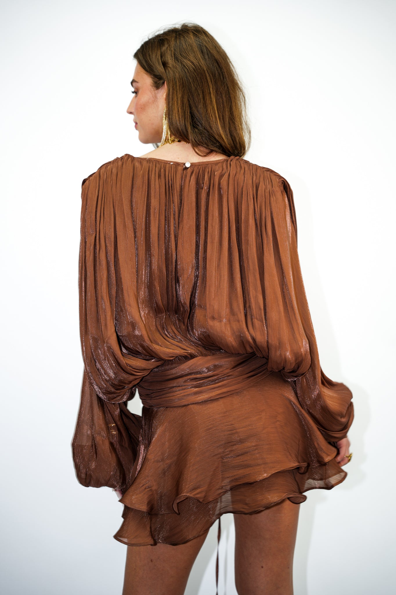 The Rae Dress Brown