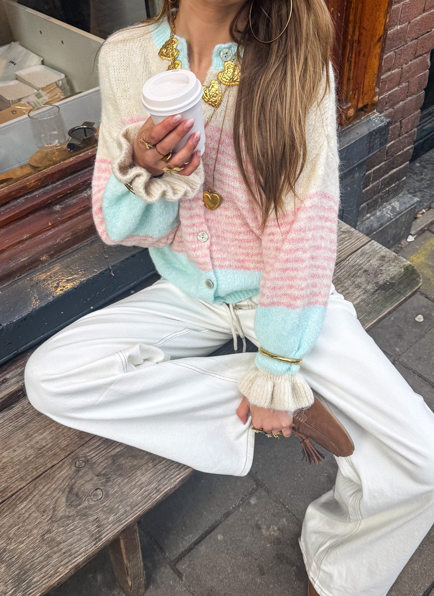 Together Again Vest Aqua