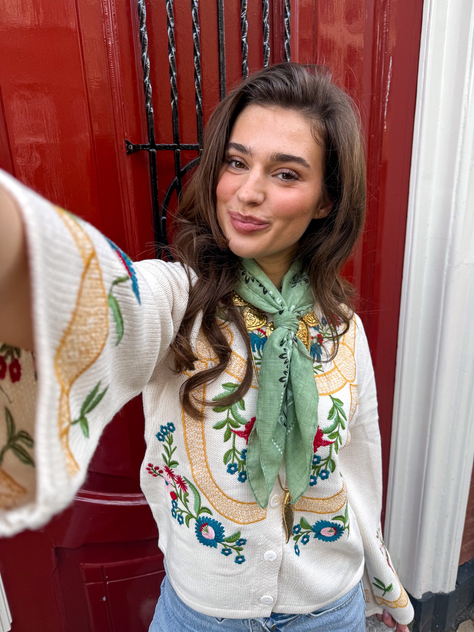 Triangle Sjaal Bandana Khaki