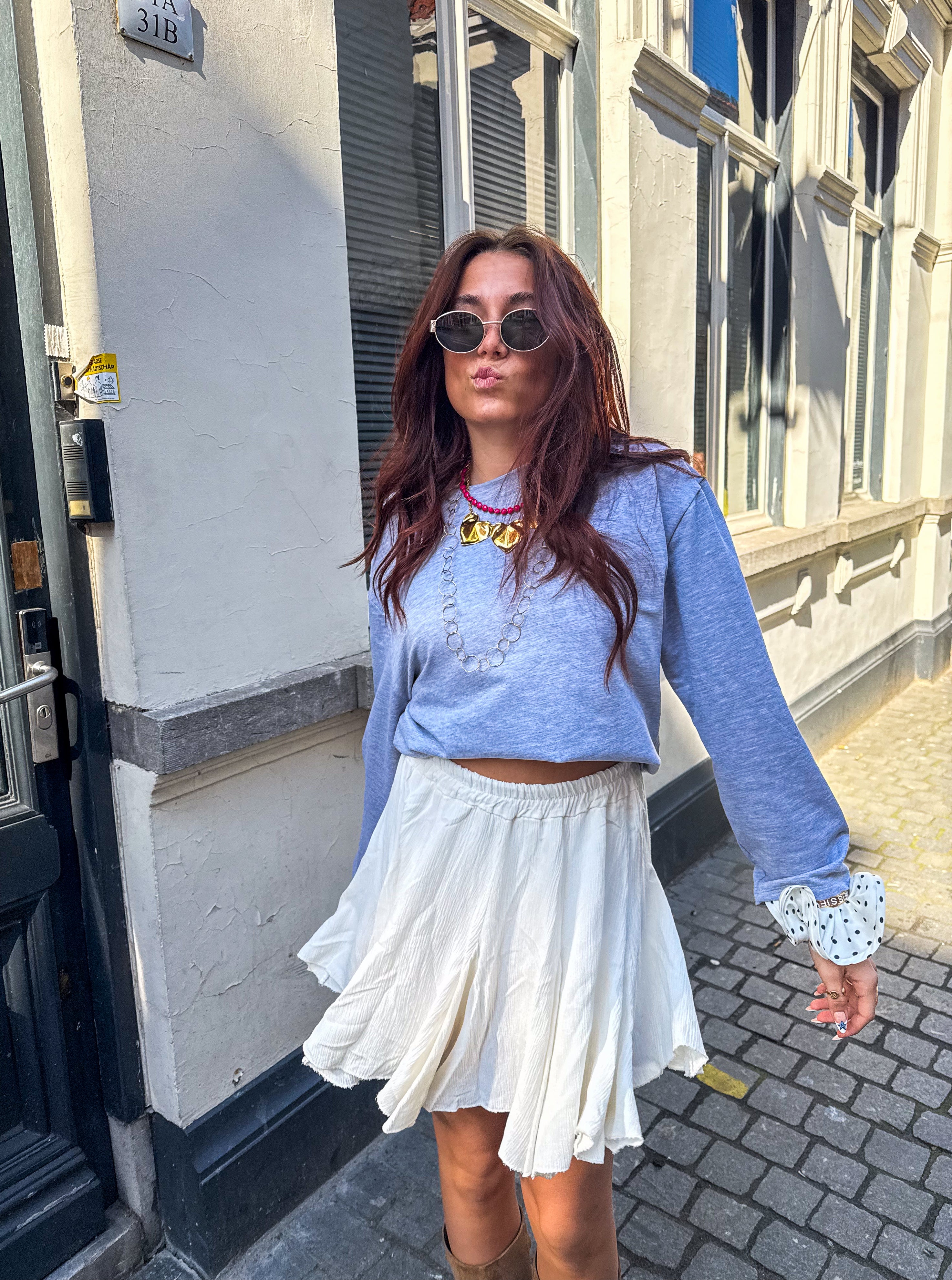 Vesper Skort Creme