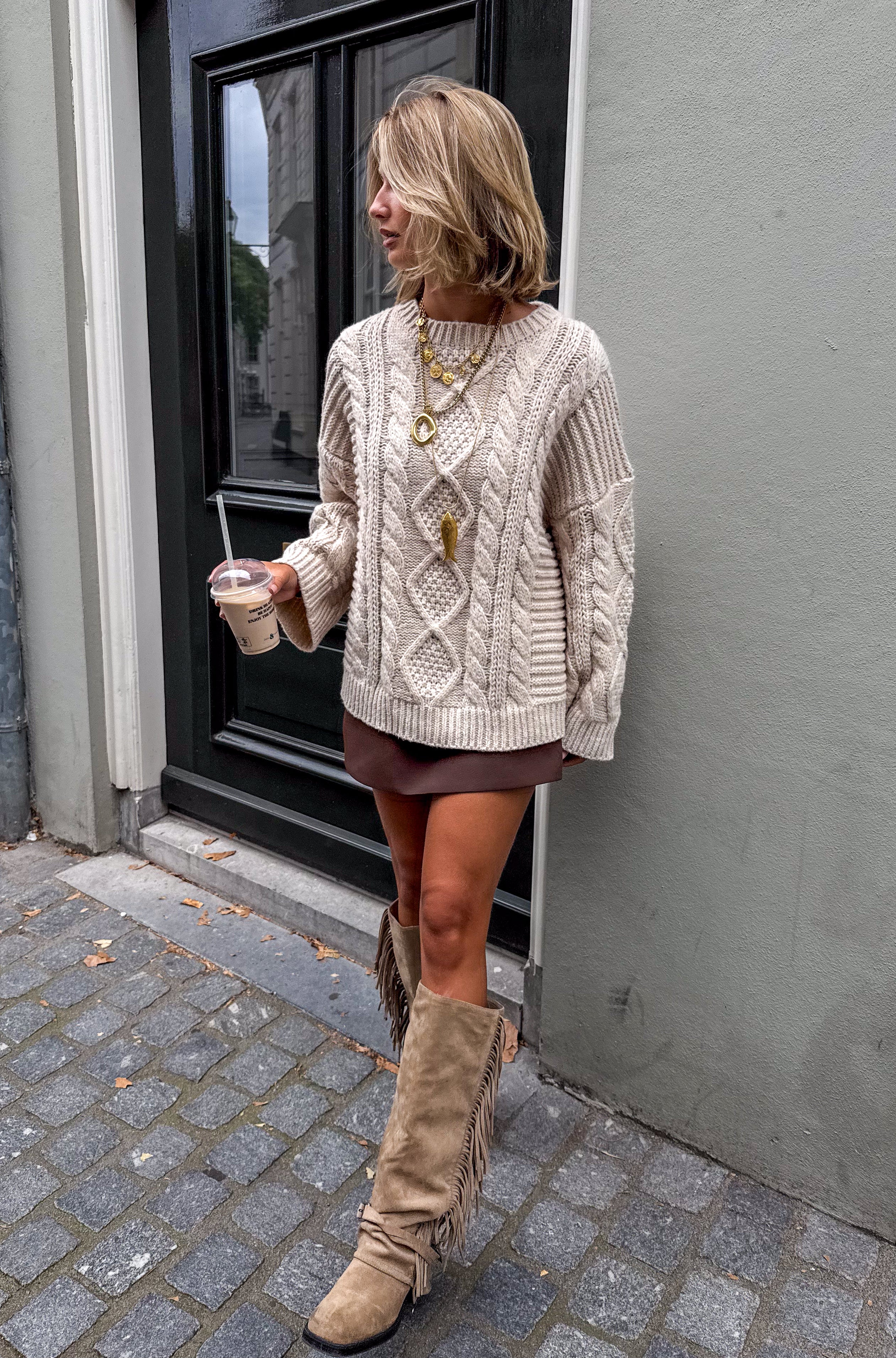 Aspen Knit Beige