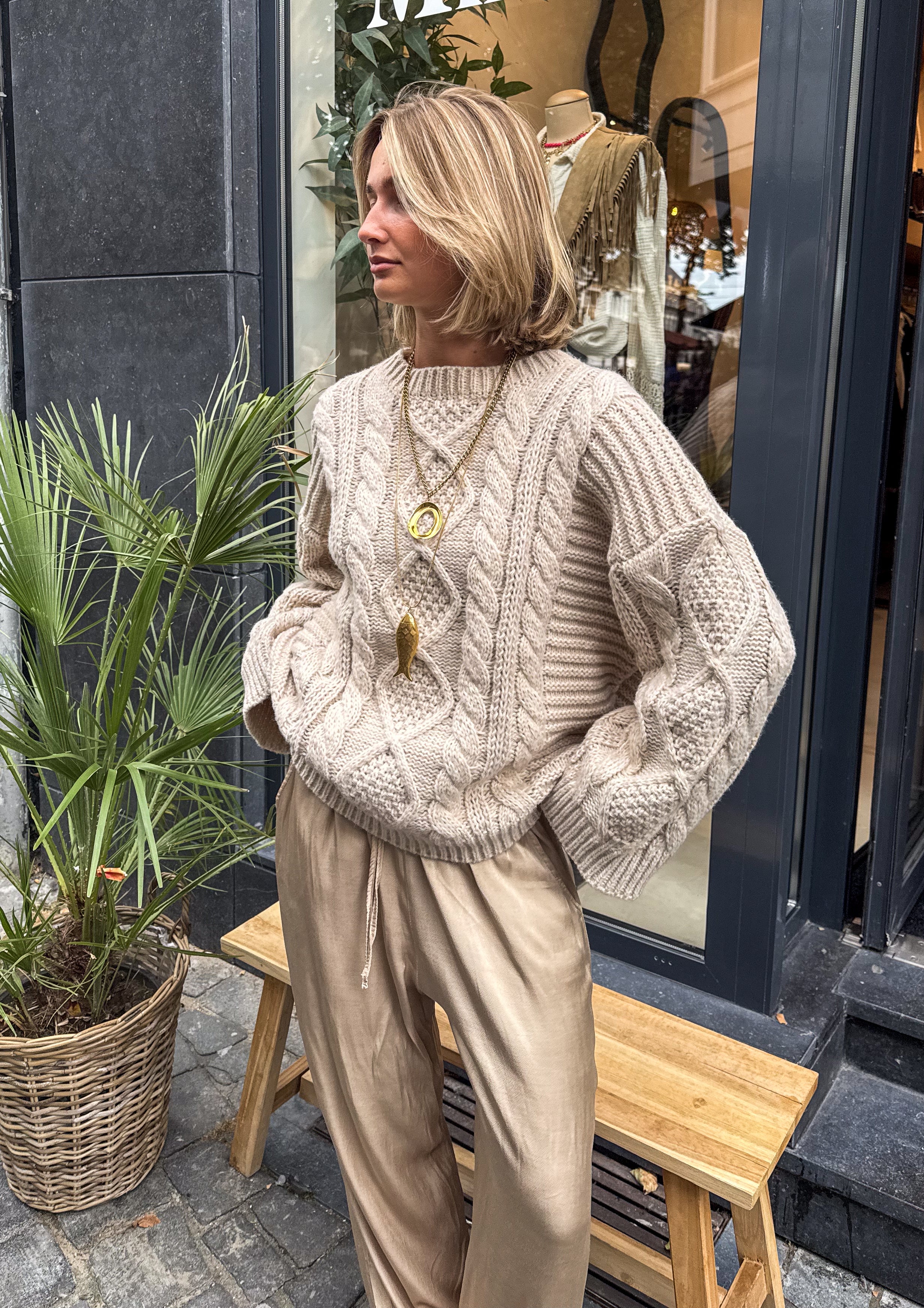 Aspen Knit Beige