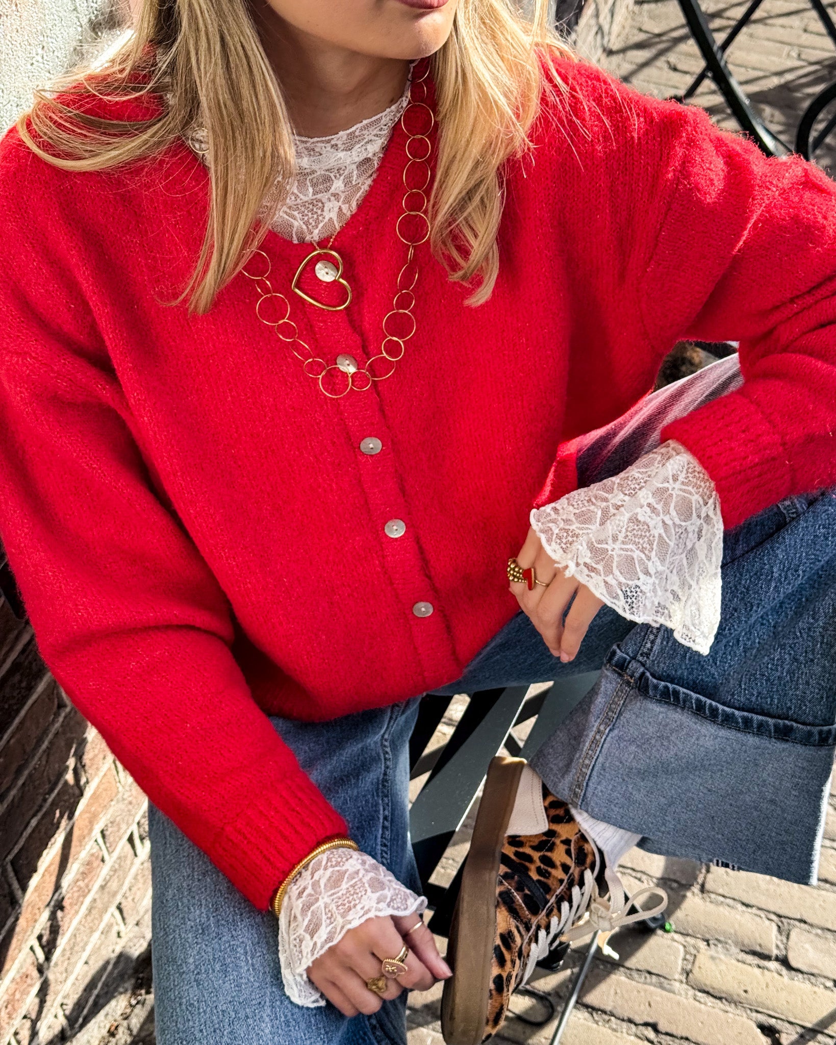 Aurora Vest Red
