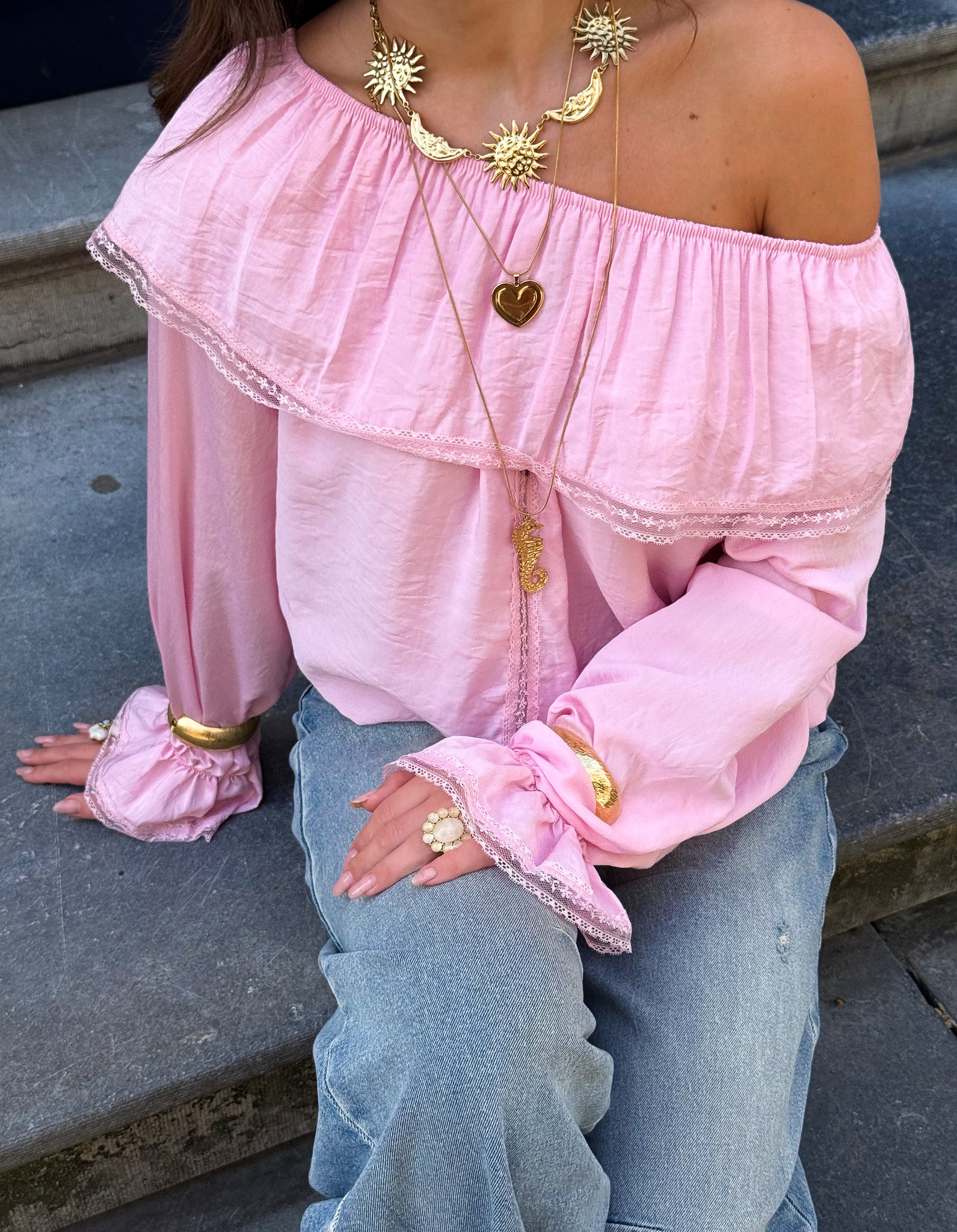 Ayla Blouse Pink