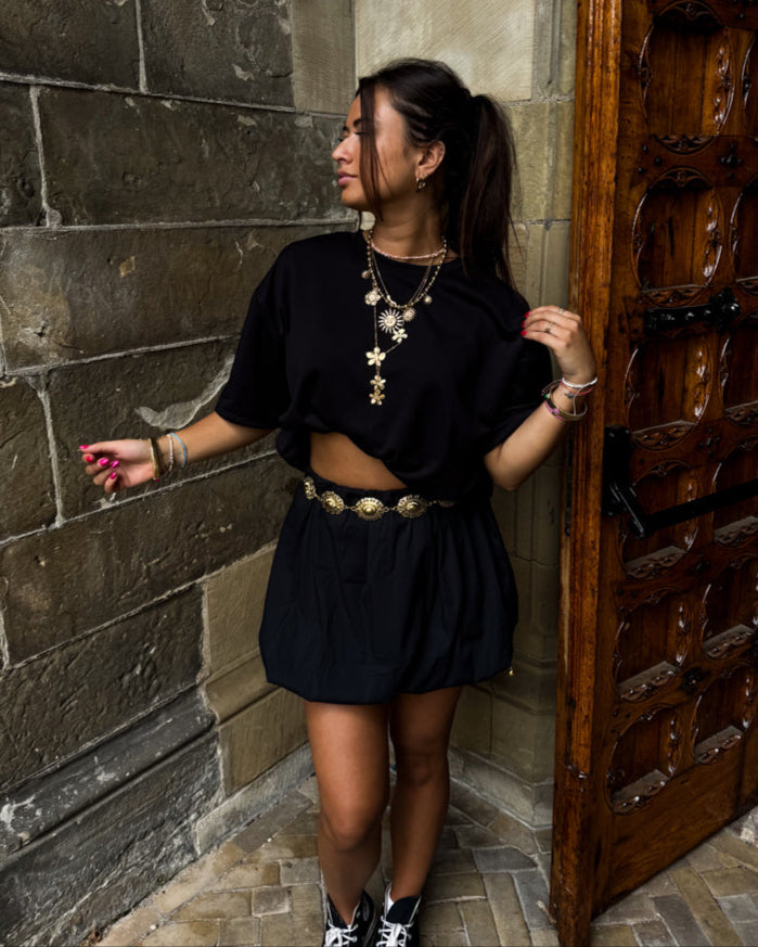Balloon Skirt Black
