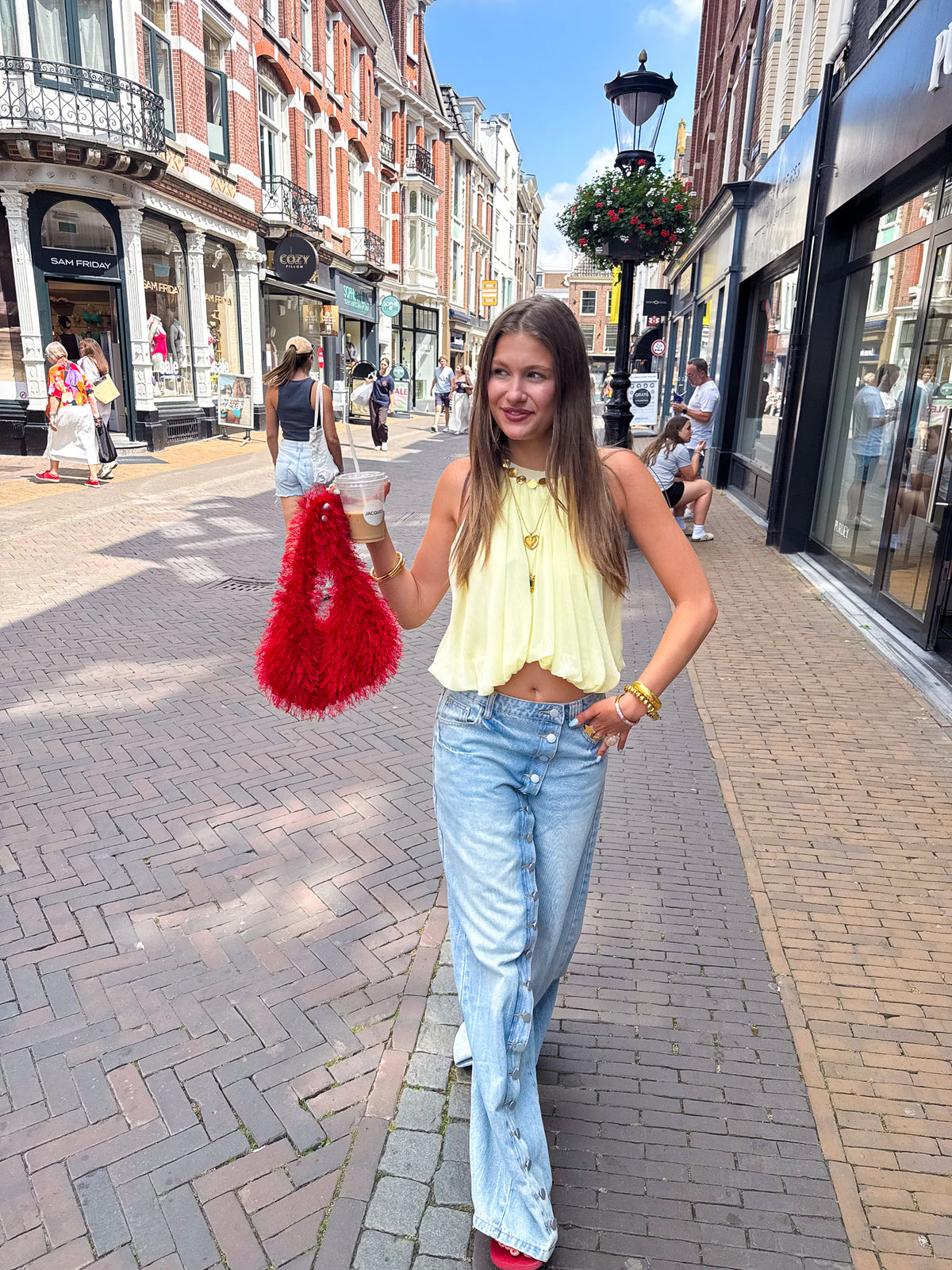 Beaudine Top Geel