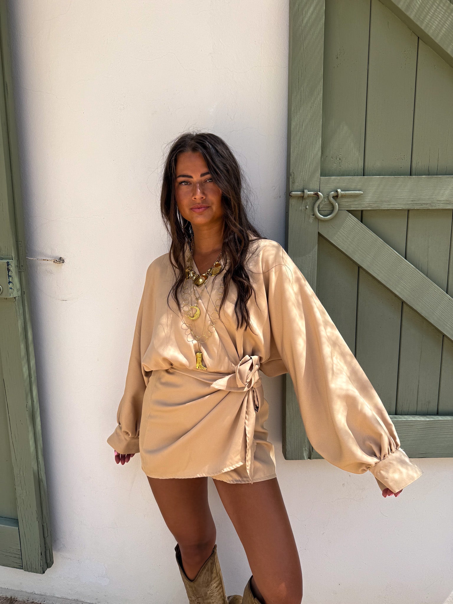Beau Dress Beige