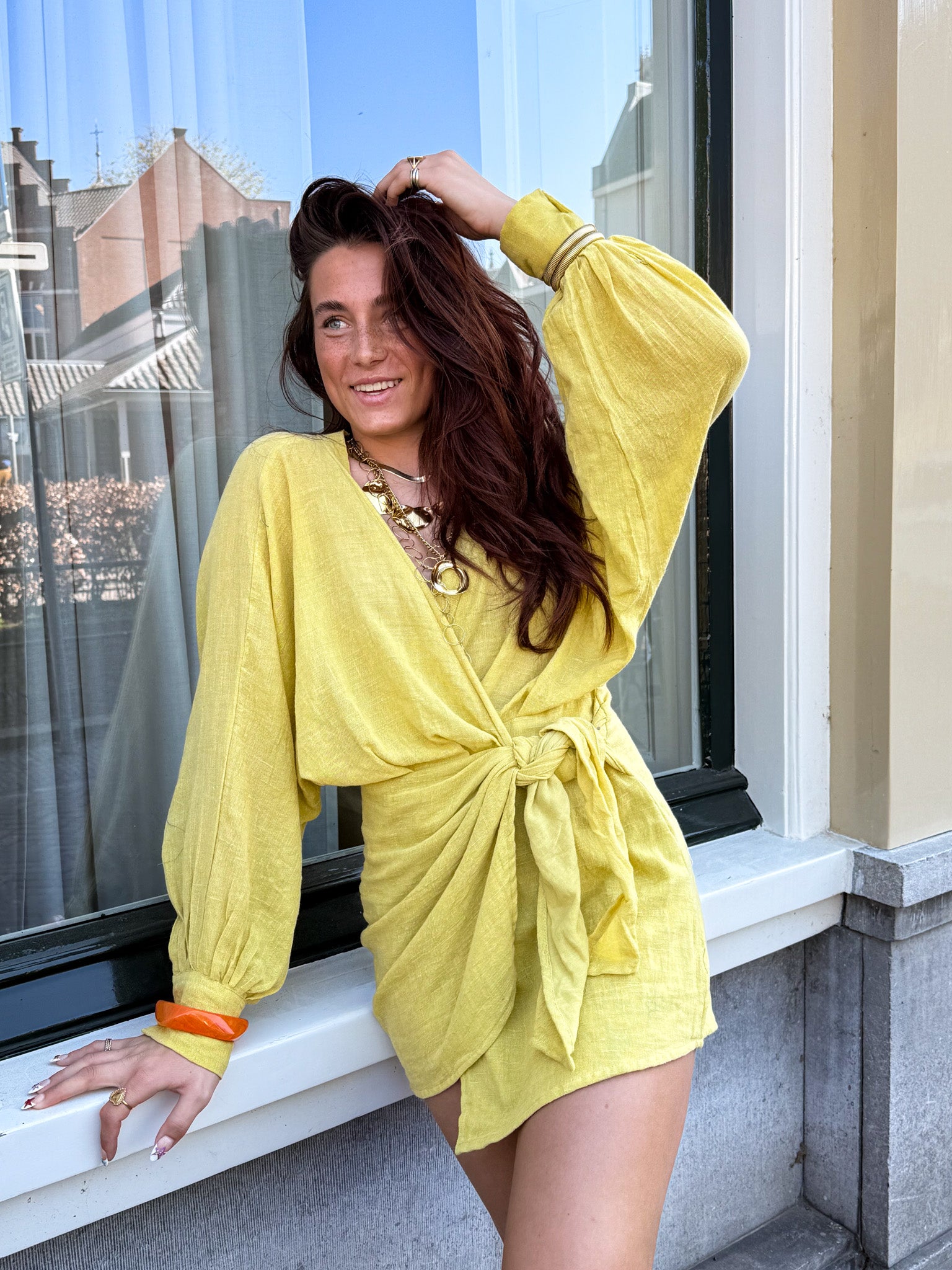 Bellamy Dress Lemon