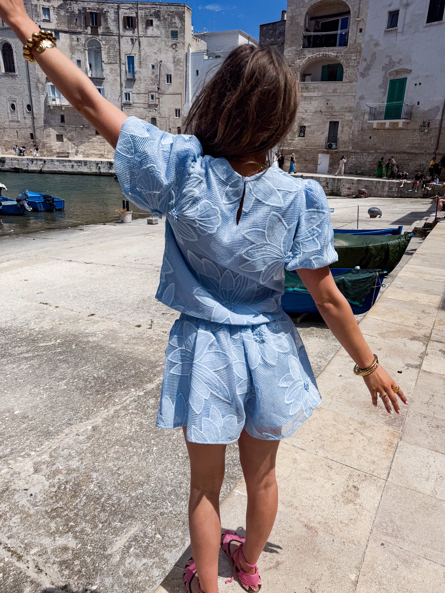 Billie Short Blauw