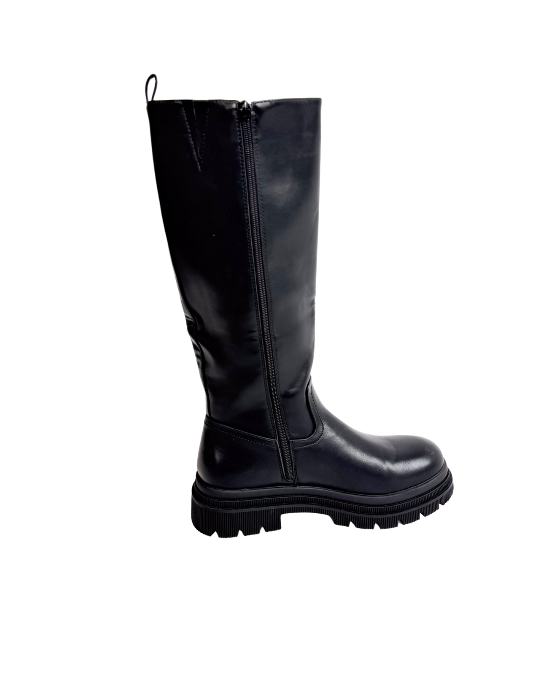High Under Knee Boots Black