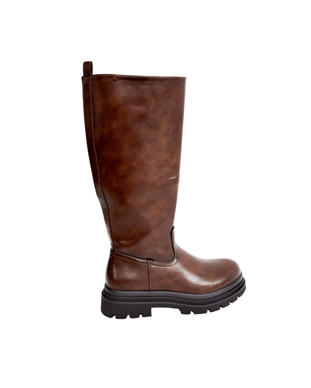 High Under Knee Boots Brown