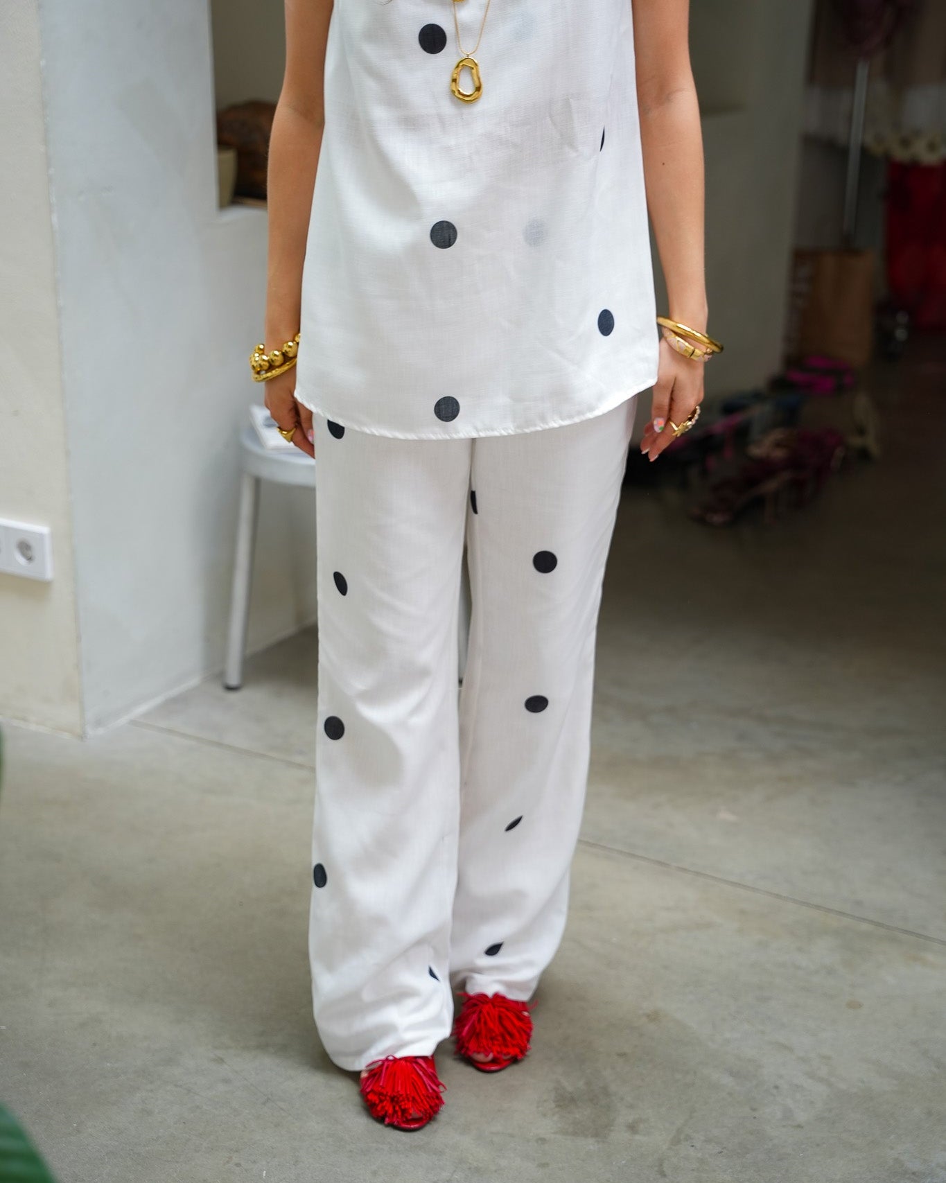 Libby Stippen Pantalon Wit