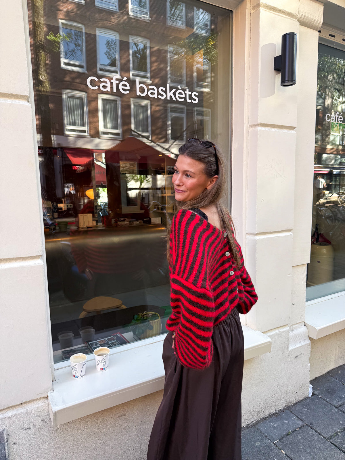 Cane Gestreept Vest | Red